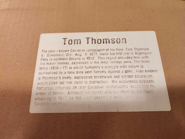 Tom Thomson Print "Black Spruce" image indicator(4)