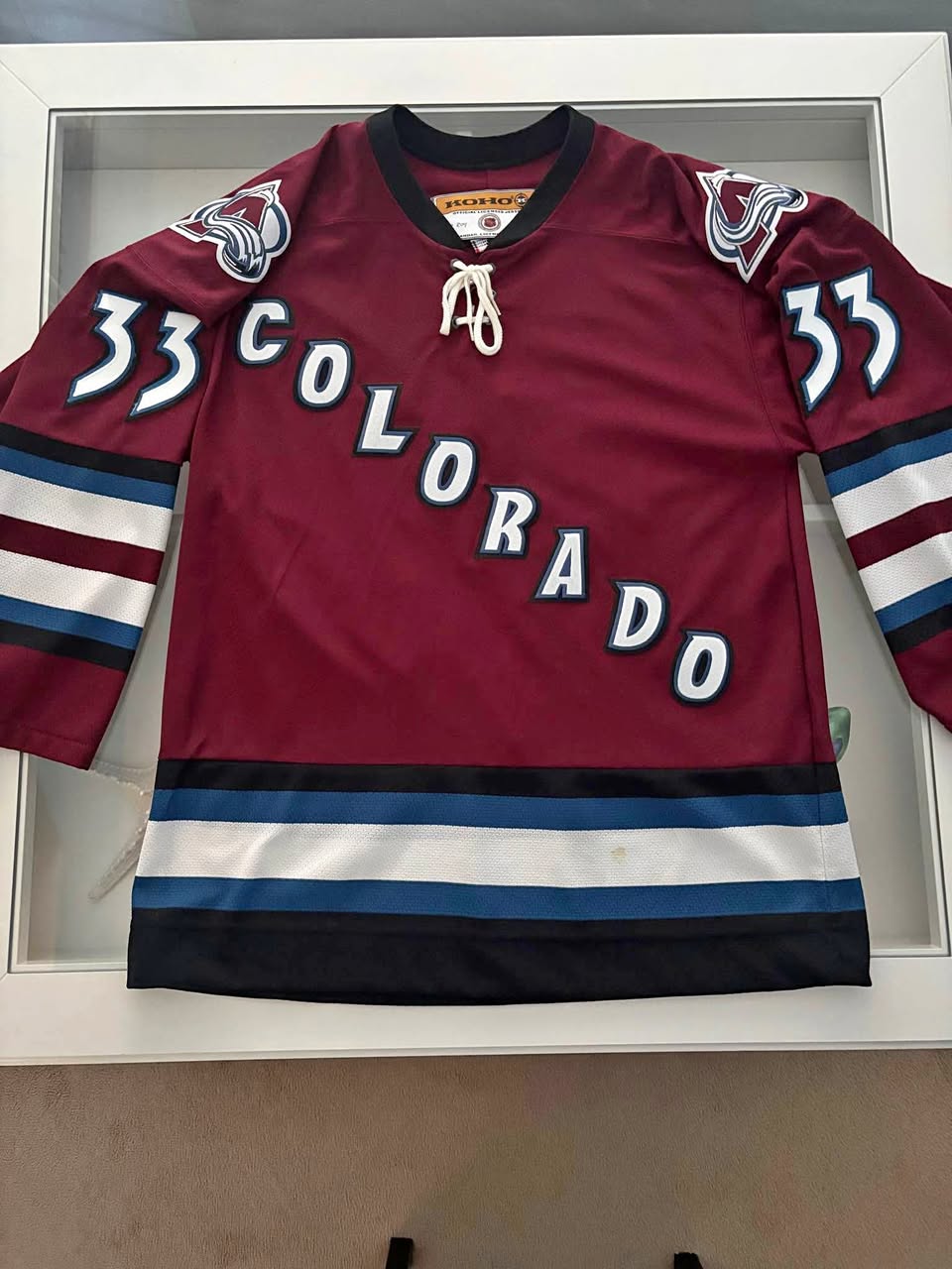 Patrick Roy official licensed Colorado jersey