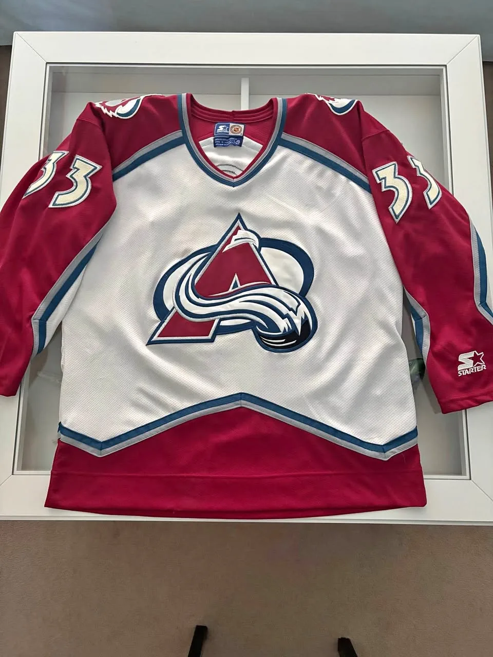 Patrick Roy official licensed Colorado jersey