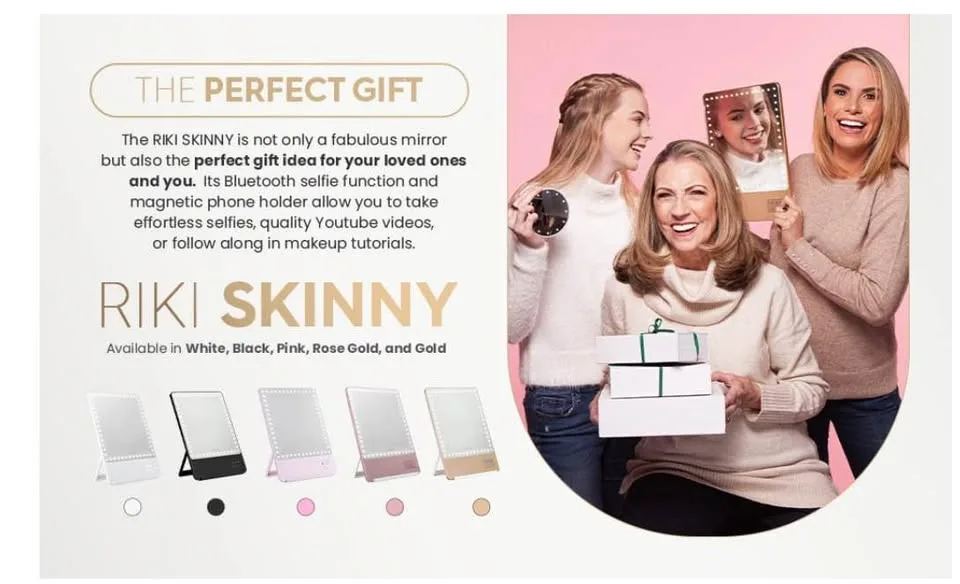 Glamcor Riki Skinny Smart Vanity Mirror image indicator(8)