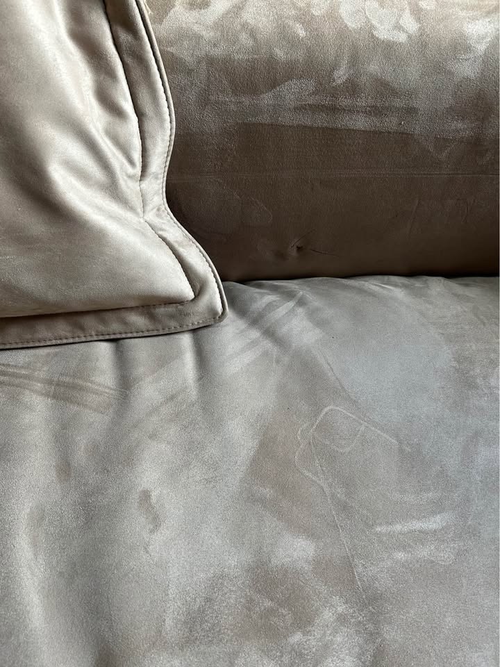 102.36" Beige 100% Polyester Modular Sofa - photo 4