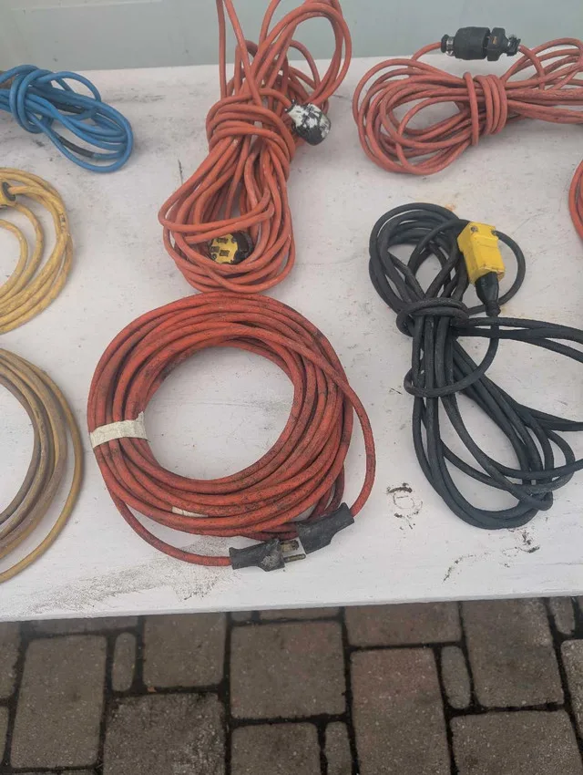 Extension cords. $10 EACH image indicator(3)