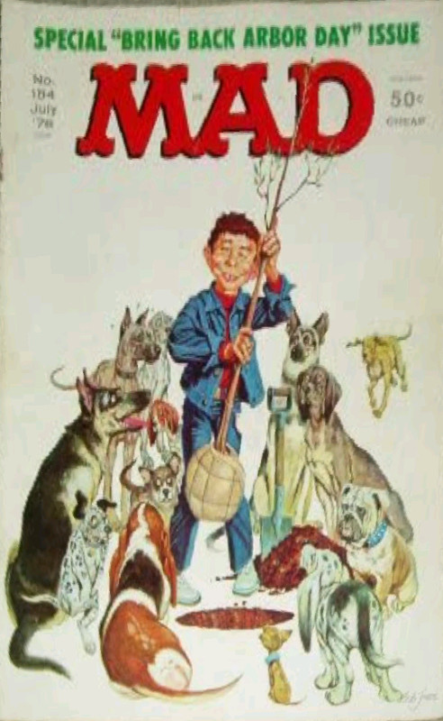 Vintage Mad Magazine issue 184 July 1976 special - photo 2