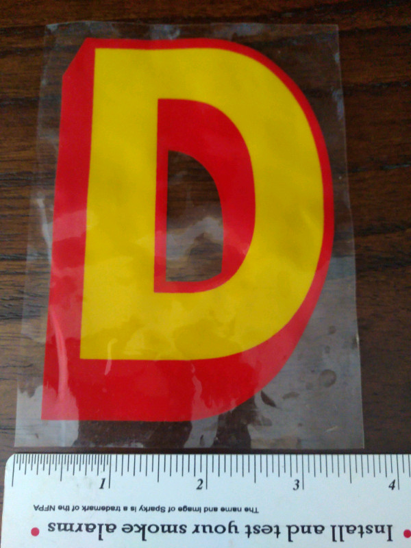 Vinyl reusable letters for glass windows - photo 3