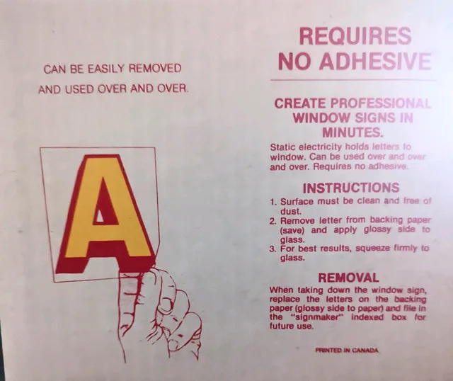 Vinyl reusable letters for glass windows image indicator(5)