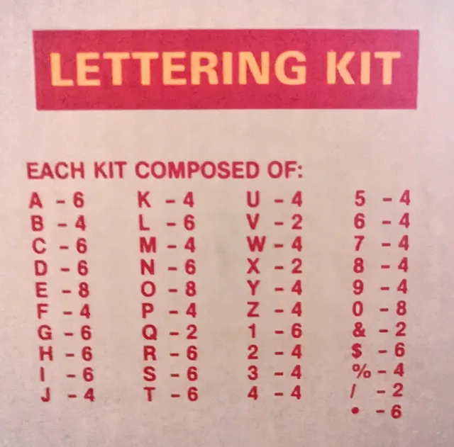 Vinyl reusable letters for glass windows image indicator(6)