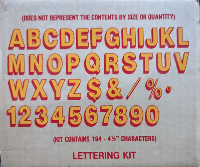 Vinyl reusable letters for glass windows image indicator(7)