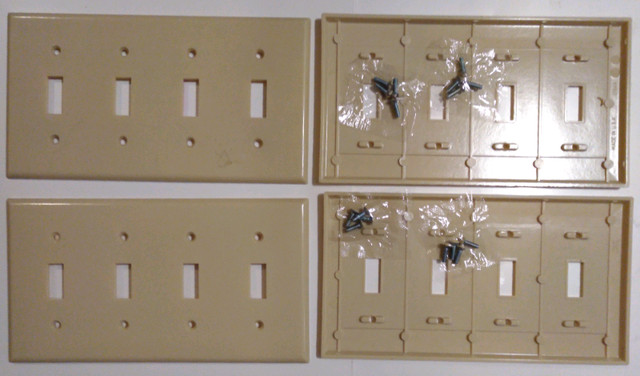 Multi gang switch covers All for One price - photo 3