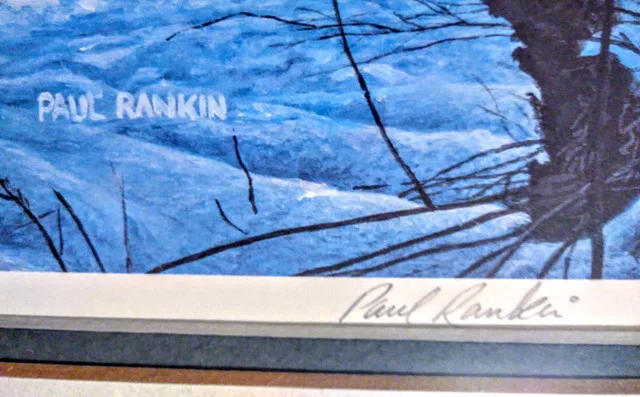 Signed Print ( Family Pursuit) Canadian Artist Paul Rankin image indicator(4)