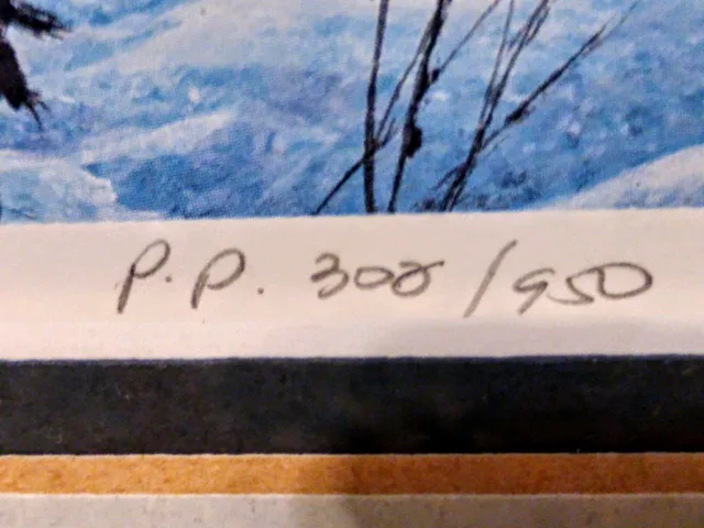 Signed Print ( Family Pursuit) Canadian Artist Paul Rankin image indicator(6)