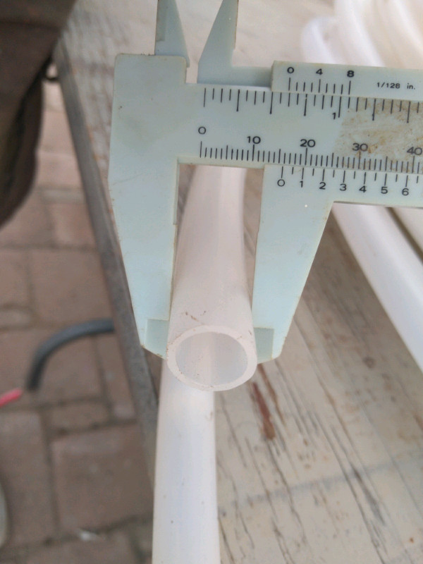 Half inch vinyl pipe 100 ft call text make an offer 705-440-9159 - photo 3