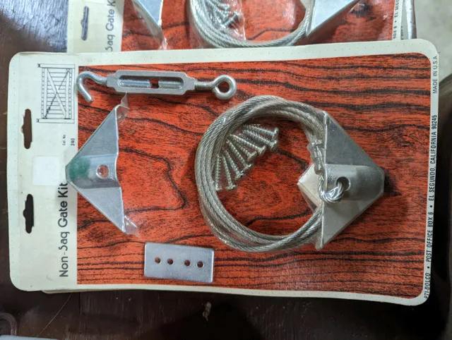 Wooden gate reinforcement $10 each image indicator(2)