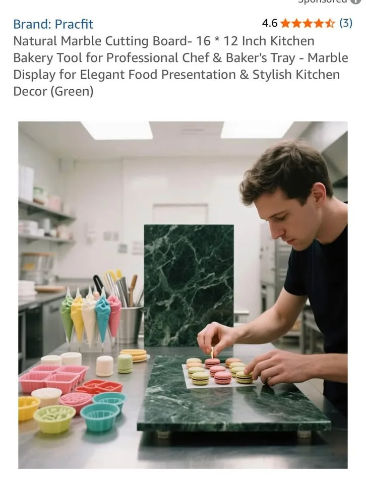 Marble cutting board (green) image indicator(2)