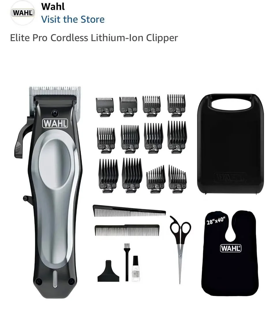 Elite Pro Cordless Lithium-Ion Clipper
