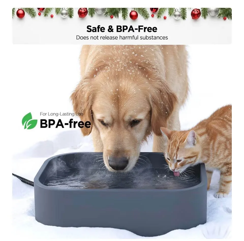 Pet heated food and water bowl image indicator(6)