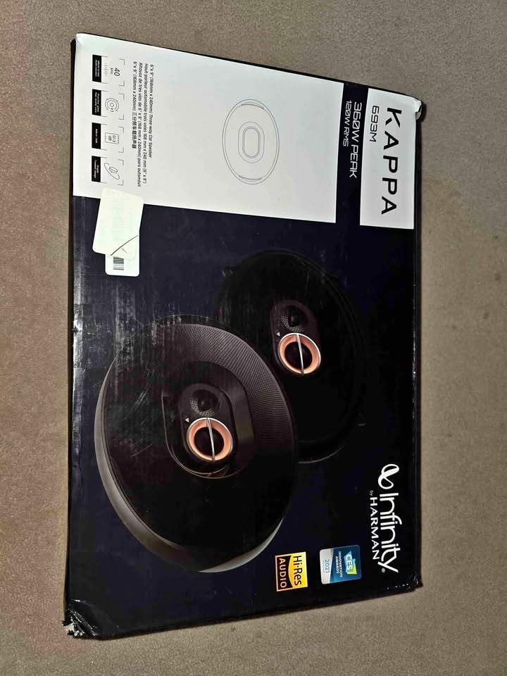 Infinity Kappa 6x9 speakers