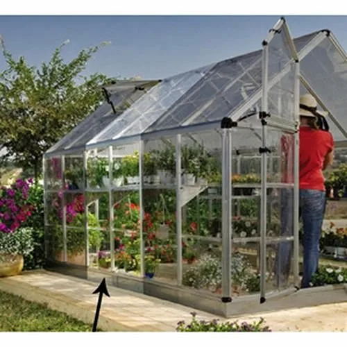 Palram Snap & Grow 6' X 4' Extension Kit - Silver thumbnail