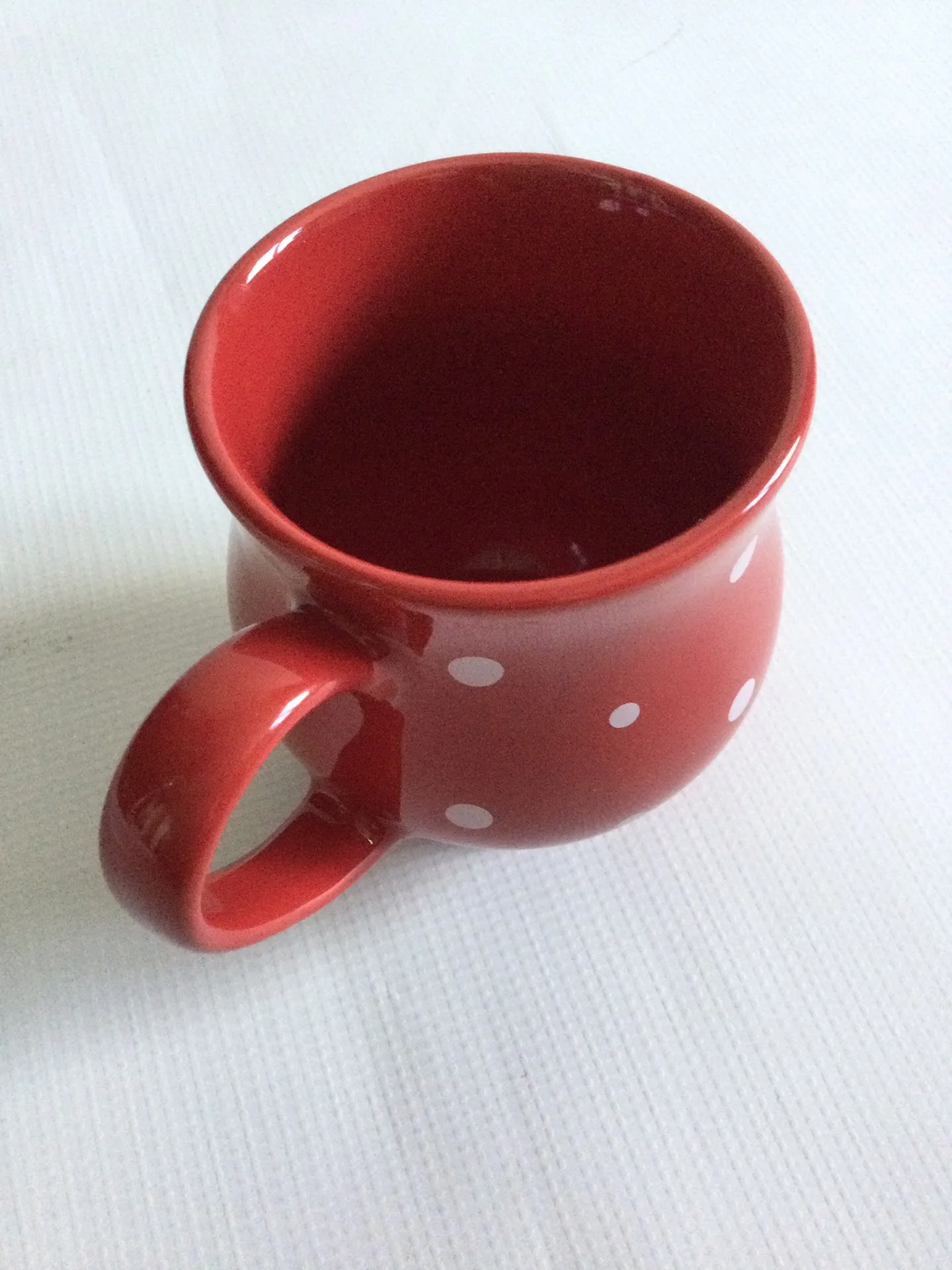 Temp-Tations Red and White Polka Dot Mug Dining Essential image indicator(2)