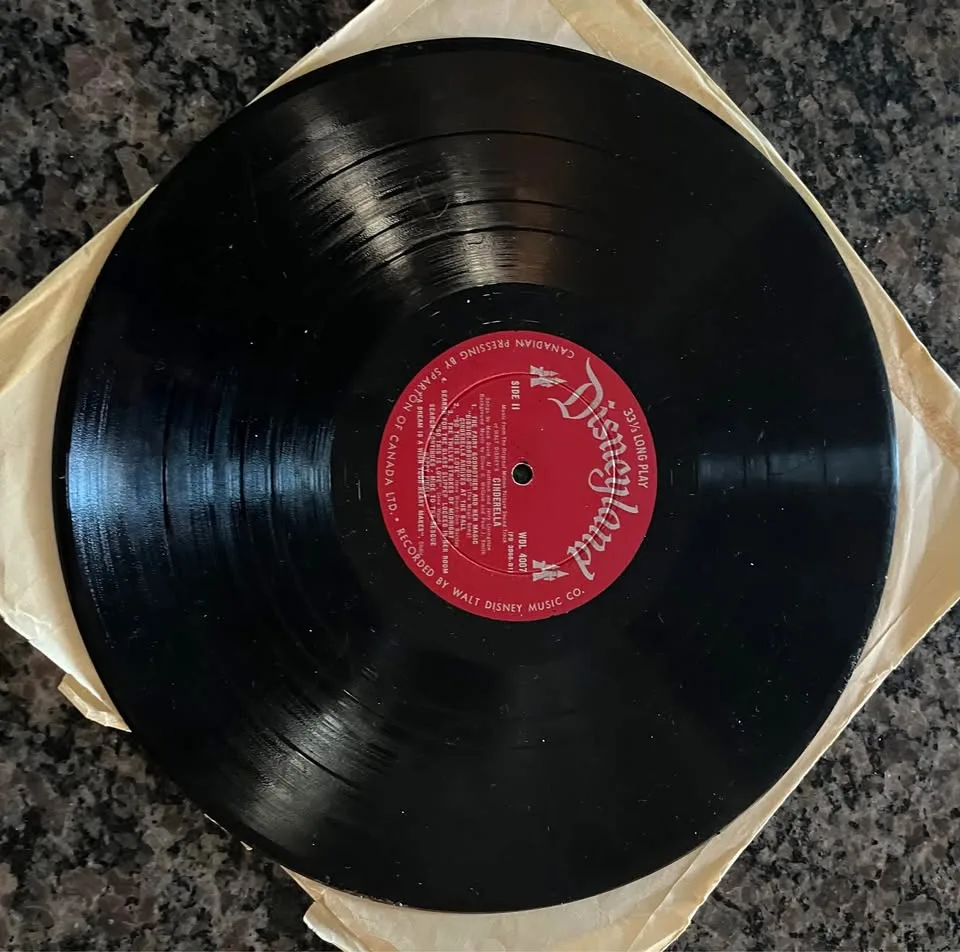 Disneyland Cinderella Lp 33-1/2 long play image indicator(2)