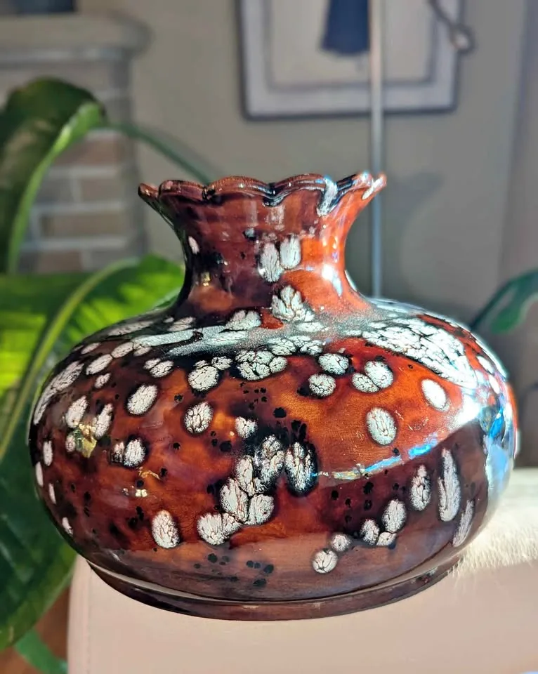 Handcrafted Ceramic Glazed Pottery Lamp Shade thumbnail