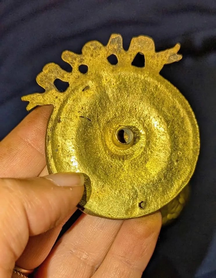 Antique Brass Drop Pulls – Wreath & Ribbon Design image indicator(3)