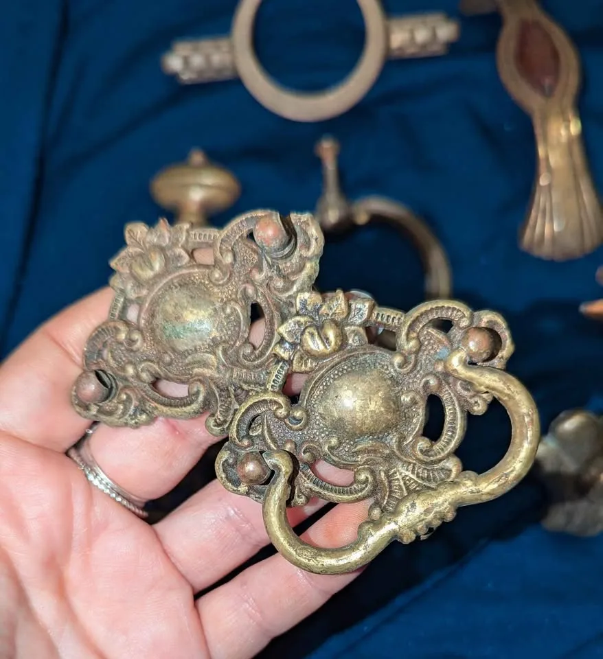 Antique Victorian Drawer Hardware/Handles image indicator(2)