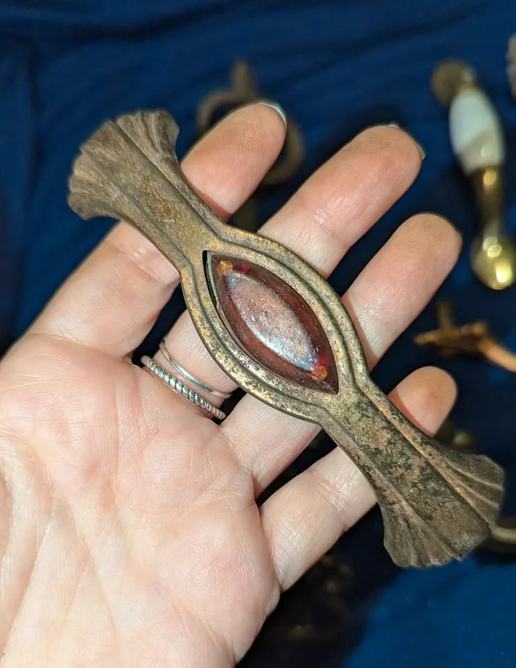 Antique Victorian Drawer Hardware/Handles image indicator(9)