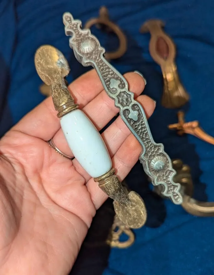 Antique Victorian Drawer Hardware/Handles image indicator(10)