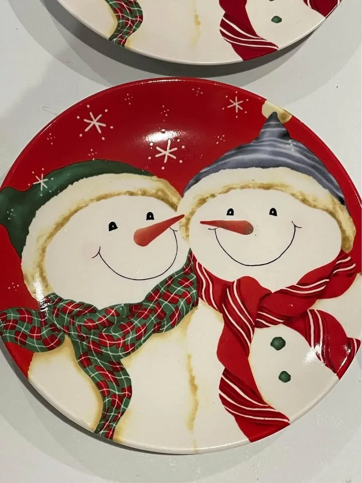 Fun Snowman plates image indicator(2)