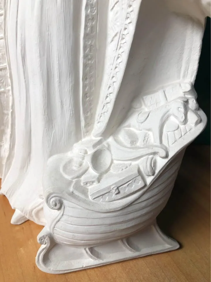 Paintable bisque Santa image indicator(2)