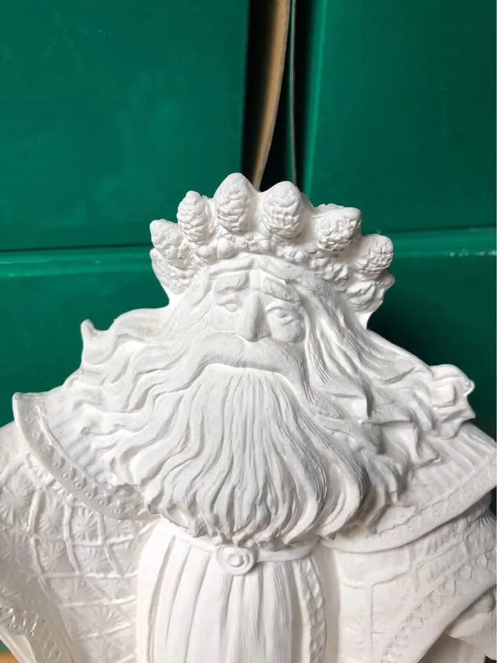 Paintable bisque Santa image indicator(3)