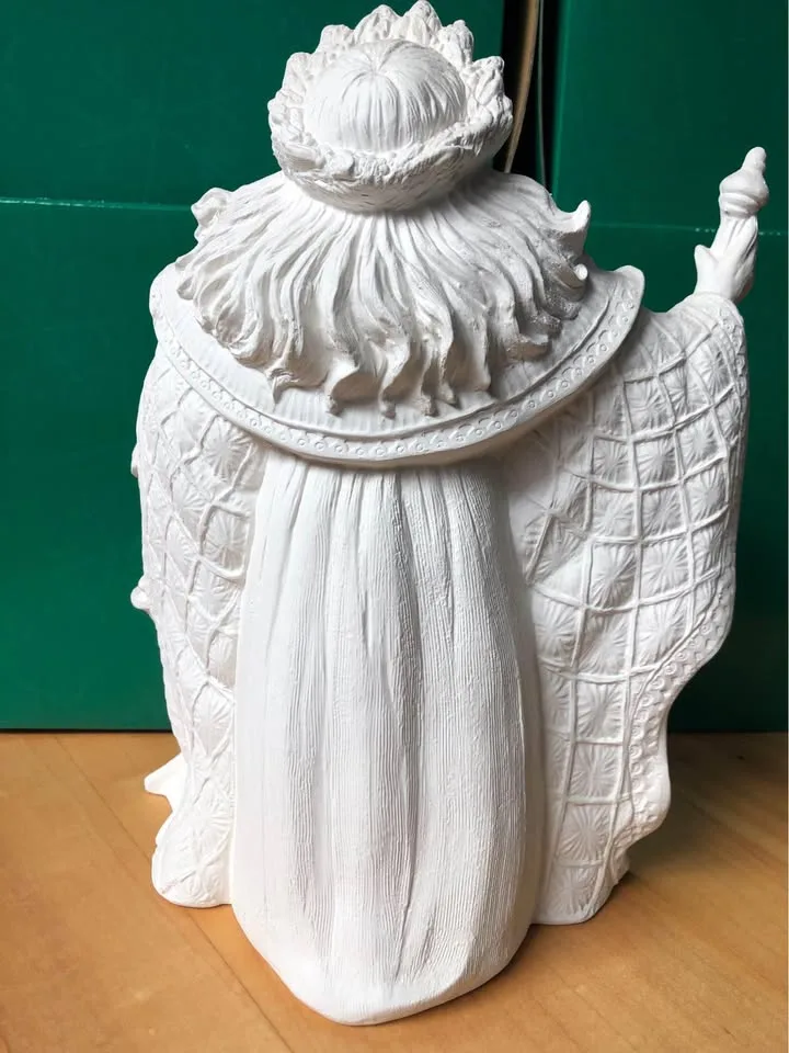 Paintable bisque Santa image indicator(6)