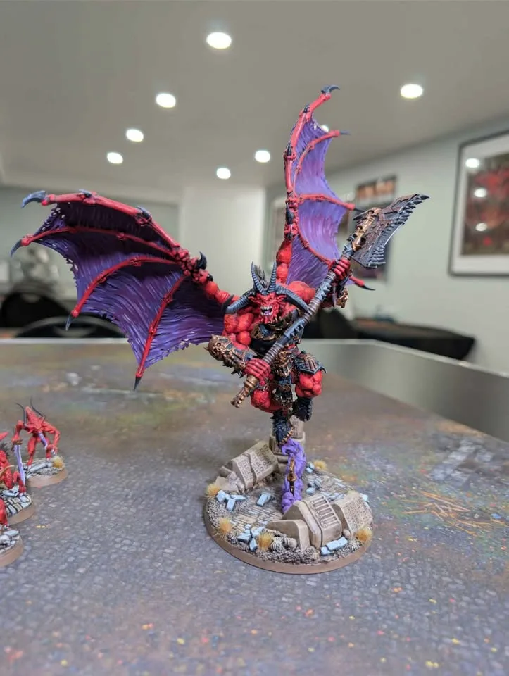 Selling Painted Khorne Bloodbound Blades of Khorne AOS Army image indicator(3)