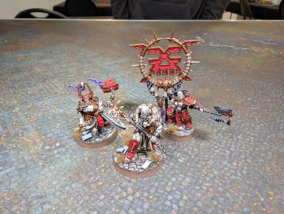 Selling Painted Khorne Bloodbound Blades of Khorne AOS Army image indicator(8)