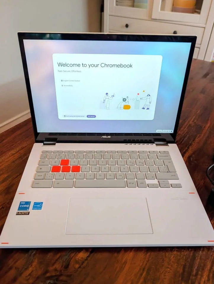 ASUS Chromebook Vibe CX34 Flip i3 128GB SSD 8GB RAM image indicator(5)