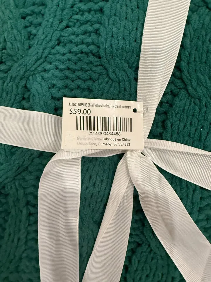 Urban Barn Porsche Chenille Throw image indicator(2)