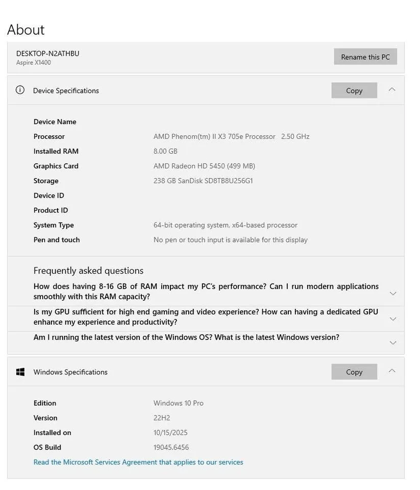 Acer Aspire Slim Desktop Dedicated AMD Graphics image indicator(7)