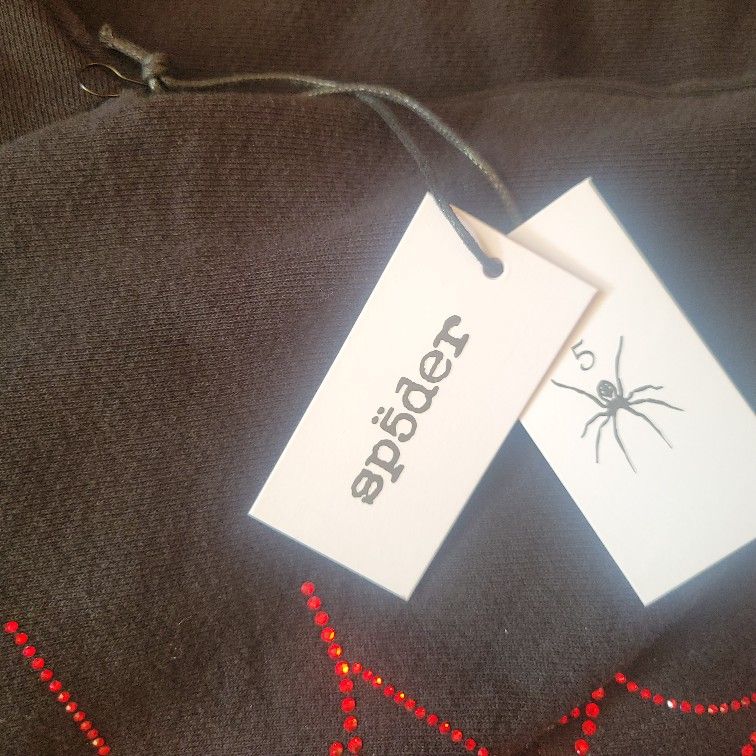 Sp5der Rhinstone Hoodie - photo 2