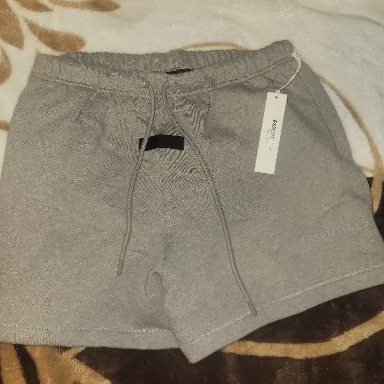 Fear of God Essentials Heather Grey Sweatshorts