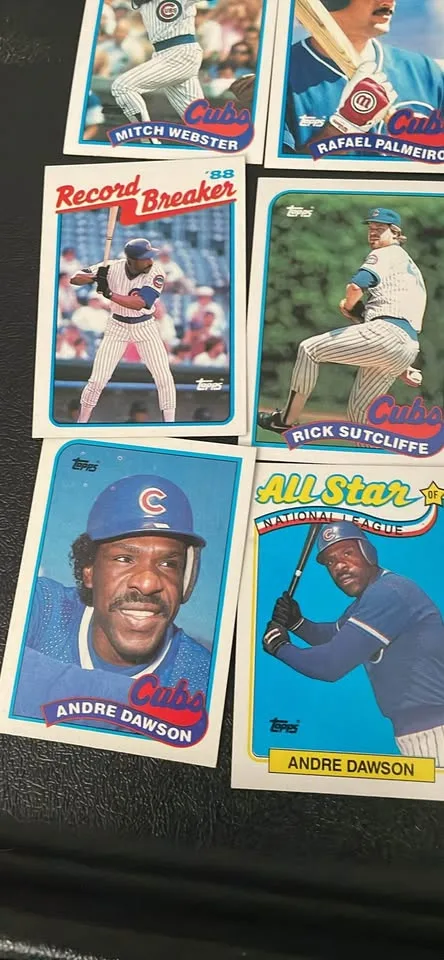 1989 Chicago Cubs Topps Baseball Cards image indicator(3)