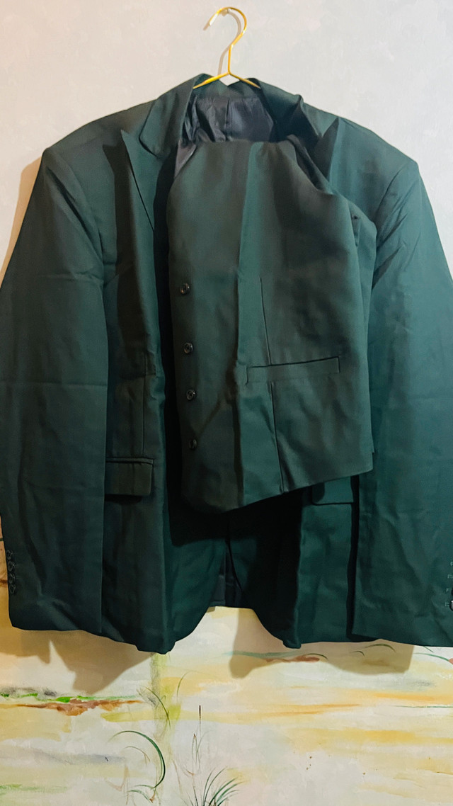 Forest Green Men Formal Suit For All Ocassions-Size 3 - photo 2