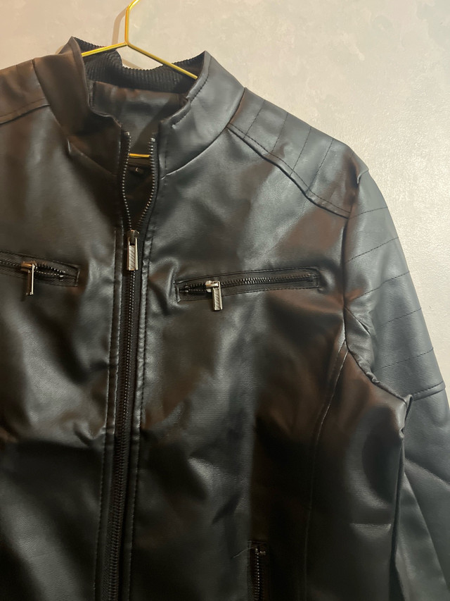 Faux Leather Jacket-Size L - photo 2