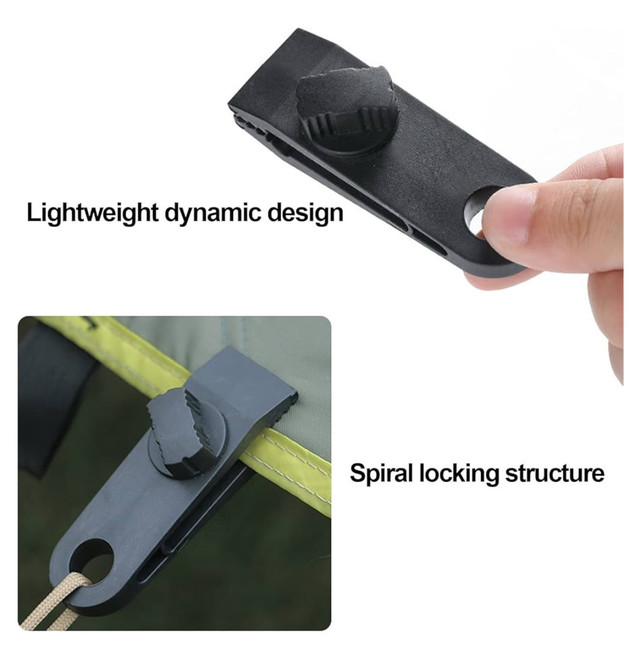 Lightweight Tent Fastener Clips! - photo 4