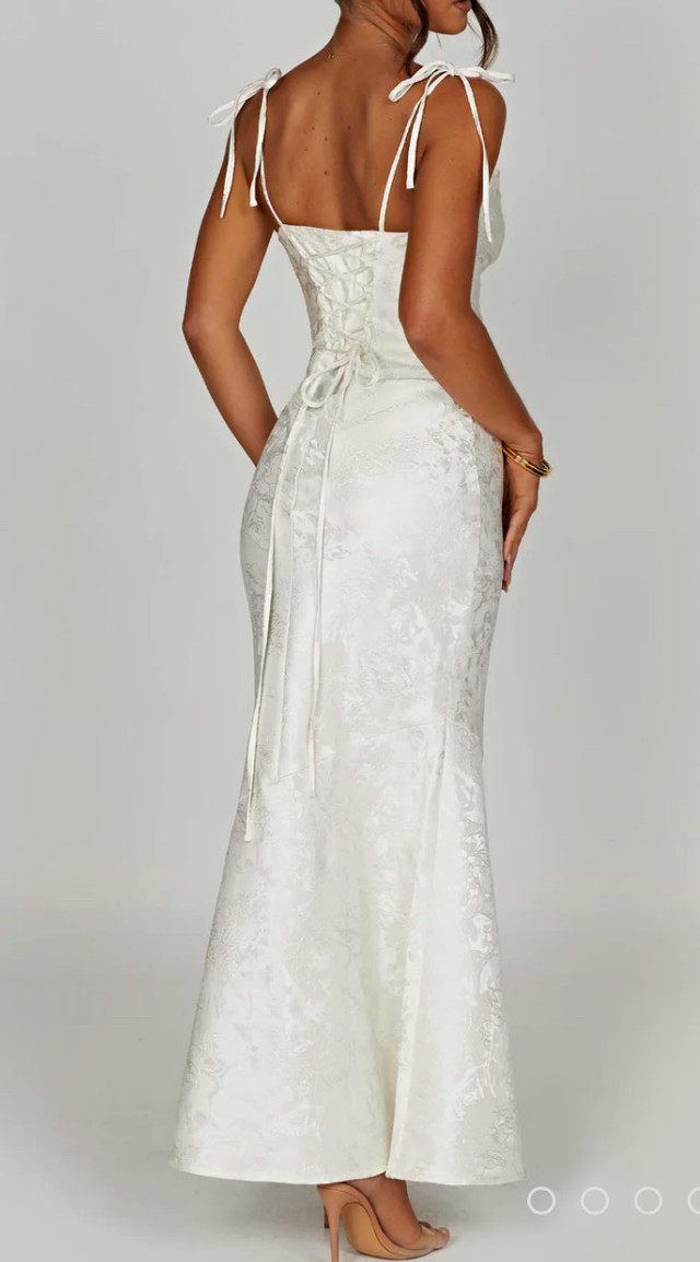 Babyboo WHITNEY MAXI DRESS - IVORY-Size M - photo 4