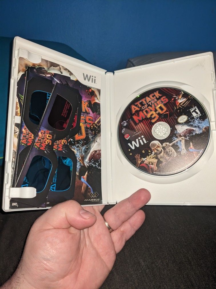 Nintendo Wii Attack Of The Movies 3D Game - photo 2