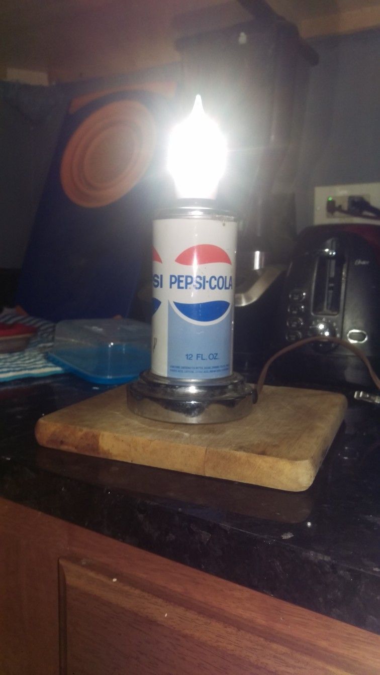 Vintage Pepsi cola lamp - photo 2