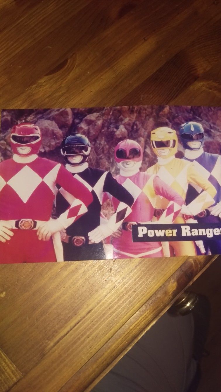Power ranger signed