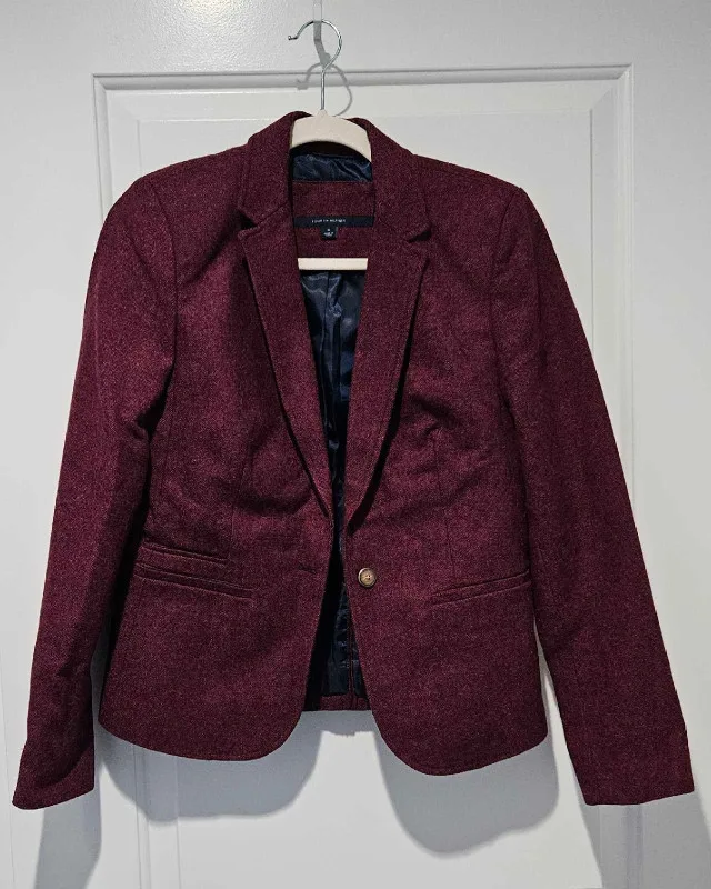NEGOTIABLE - Tommy Hilfiger Maroon Blazer, Size Small (fits 0-4)