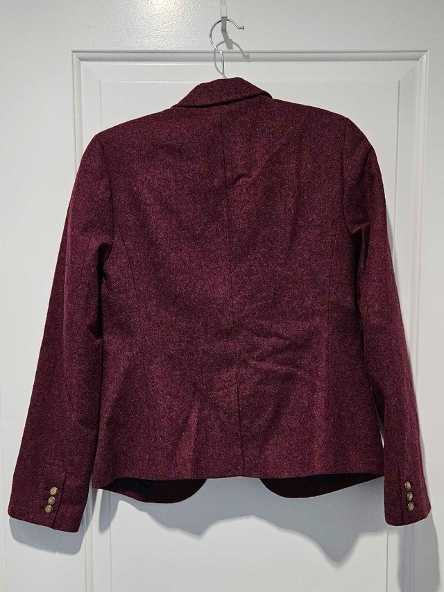 NEGOTIABLE - Tommy Hilfiger Maroon Blazer, Size Small (fits 0-4) - photo 2