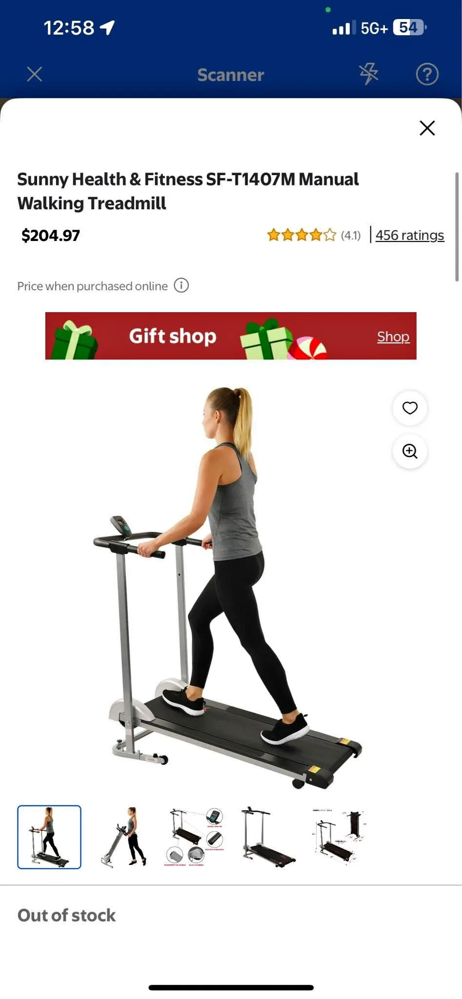 Sunny Health & Fitness Manual Walking Treadmill thumbnail